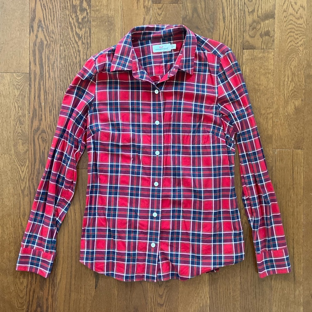 Vineyard Vines Plaid Button Down